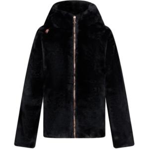 Бархатное пальто для детей Descente, черный