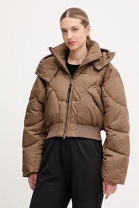 Укороченная куртка ASMC Adidas By Stella Mccartney, коричневый