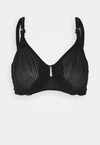 Бюстгальтер на косточках с цветочным узором «пионы» Triumph, Black