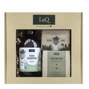 Мужской подарочный набор Wild Boar Шампунь 300 мл, масло 50 мл, мыло 85 г, Laq