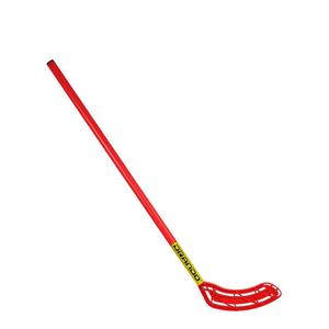 He Jiagong Игра в хоккей с сухим льдом, детская клюшка с мячом, для пола и улицы, красная, длина 95 см