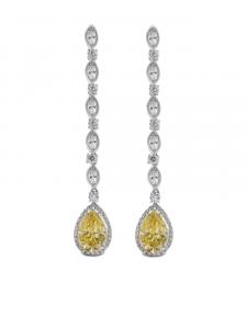 Серьги Орели Juwelina Paris, желтый