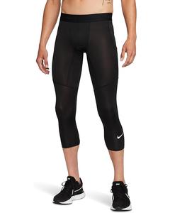 Брюки Nike Pro Dri-FIT 3/4 Tights, черный/белый