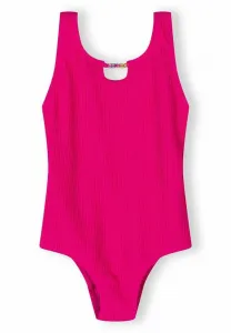 Асимметричный купальник с вырезами. Minoti, Neon Pink