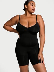 Корректирующее белье от Victoria Seamless Shaping Боди длиной до середины бедра Victoria'S Secret, черный