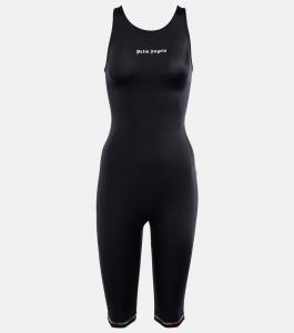 Приталенный комбинезон Palm Angels, Black White