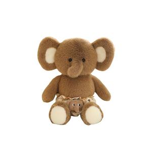 Очаровательная бегущая плюшевая игрушка ягненок щенок слон высота 40см XIWANTONG, коричневый