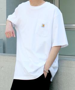 Футболка Carhartt Workwear с коротким рукавом, свободного кроя, с карманом, с логотипом, K87