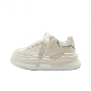 Aimilian Женские устойчивые к истиранию низкие скейтерские кроссовки Box - бежево-серебристые, цвет Beige Silver