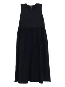 Платье из органического хлопка с эффектом «варки» Eileen Fisher, синий