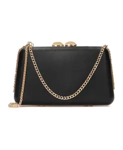 Элегантная сумочка с цепочкой через плечо Kazar, черный