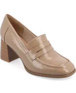 Женские туфли-лодочки Malleah на каблуке Journee Collection, загар/бежевый