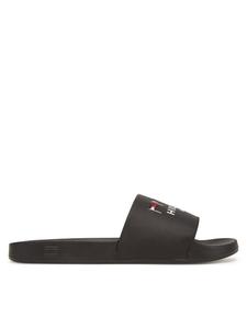 Мюли Flags Pool Slide FM0FM05431 Tommy Hilfiger, черный