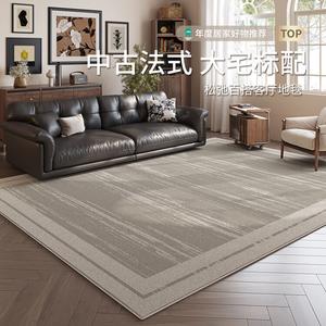 Budis Ковер 120х200 см для гостиной/спальни, моющийся, грязеотталкивающий, в китайском стиле под дерево, утолщенный из искусственного кашемира