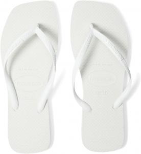 Шлепанцы Slim Square Flip Flop Sandal Havaianas, белый