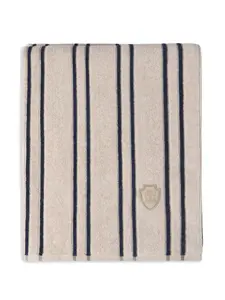Полосатое махровое полотенце с логотипом Brunello Cucinelli, нейтральный