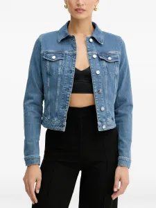 Джинсовая куртка со шнуровкой GUESS USA, синий