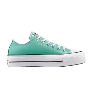 Кроссовки Converse Wmns Chuck Taylor All Star Lift Platform Low 'Archive Sea Green', зеленый