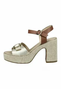 Сандалии на высоком каблуке Nerogiardini, Sand Miele