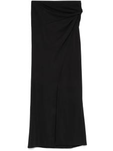 Юбка миди с эффектом запаха ANDAMANE The Andamane, черный