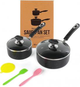 Набор кастрюль Ratwia с антипригарным покрытием, черный