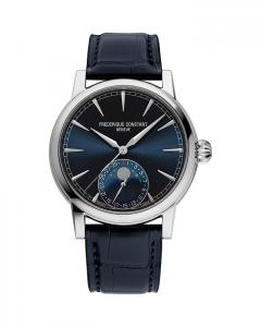 Часы Frederique Constant Classic Moonphase Дата производства, 40 мм, синий