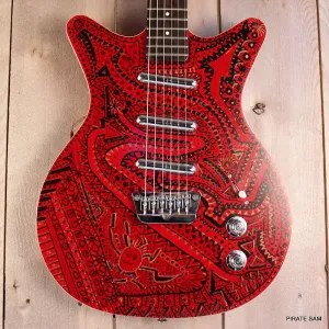 Danelectro ’59 Triple Divine Кастомная художественная гитара