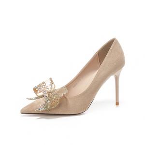 Туфли на тонком каблуке высотой 9,5 см, женские HKCP, Nude