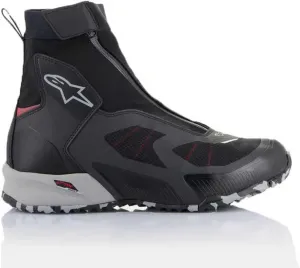 Мотоциклетные ботинки Alpinestars Cr-8 Goretex, размер EU 48, черные, темно-серые, бирюзовые, Black Mid Gray Bright Red
