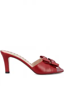 Босоножки с бантами VALENTINO GARAVANI, красный