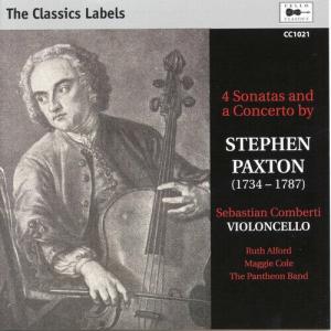 CD диск Paxton / Comberti / Alford / Pantheon Band: 4 Cello Sonatas & Concerto