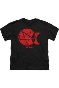 Футболка с коротким рукавом "Chilling Adventures Of Sabrina: Темная Луна" для детей Gildan, черный