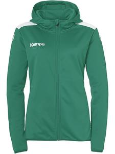 Женская куртка с капюшоном Emotion 27 зеленого цвета Kempa