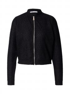 ABOUT YOU Кардиган 'Saphia' вязаный, черный