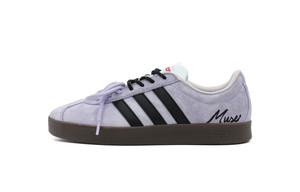 Adidas Neo Кроссовки для скейтборда VL Court Lifestyle Twilight anti-slip износостойкие низкие унисекс black purple