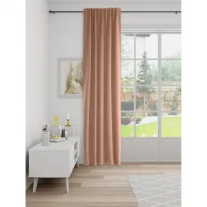 Штора Kalin, скрытые петли, 1 шт., готовая к установке Homing, оранжевый