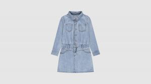 Платье в стиле вестерн для больших девочек S-xl Levi's, This And That W/O Destruction4 - Light Wash