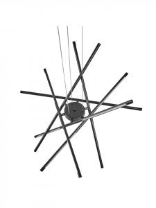 Beliani Подвесные светильники ALUN черного цвета - (Ш) 80 x (В) 100 x (Д) 80 см