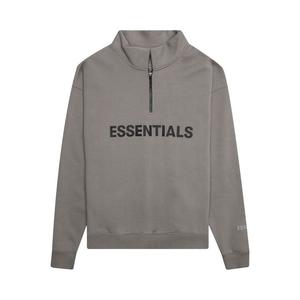 Толстовка Fear of God Essentials Mockneck Half Zip, Cement