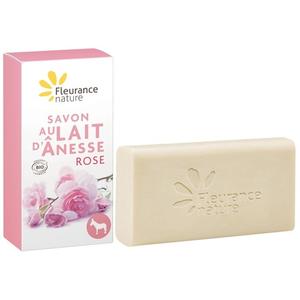 Мыло «Ослиное молоко» с ароматом розы Fleurance Nature