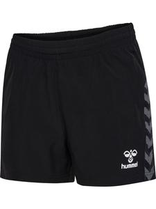 Короткие шорты Hmlauthentic Woven Shorts Woman черного цвета Hummel