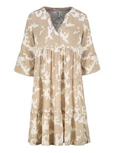 Платье до колена Sublevel, бежевый/кремовый