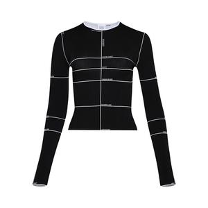 Топ Vetements Mannequin Knitted Long-Sleeve Top Black, черный