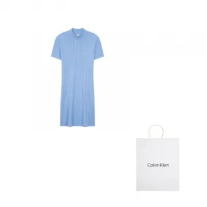Женское платье с коротким рукавом Calvin Klein, синий