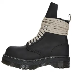 RICK OWENS Короткие ботинки Dr. Martens Collaboration Short Martin для мужчин, черные