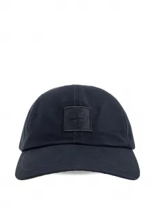 Бейсболка с нашивкой-логотипом Stone Island, черный