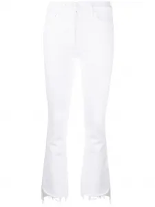Укороченные джинсы The Insider MOTHER, белый