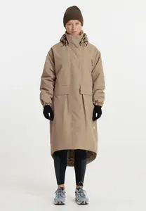 SOS зимнее пальто "Хацвали", длинного кроя и непромокаемого качества, бежевый
