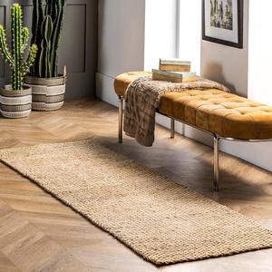 nuLOOM, 77 x 244 см, Hailey ручной работы джутовый дорожек, Natural