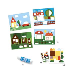 Набор Djeco Art Коллажи Прятки